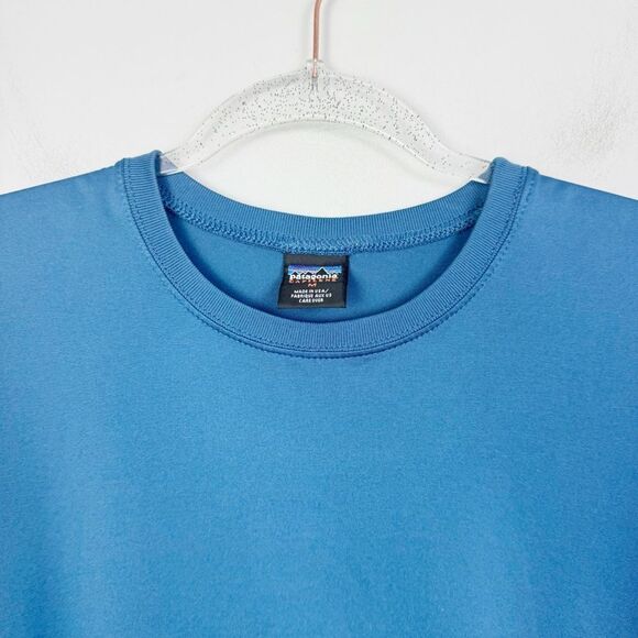 PATAGONIA | Capilene Medium Blue Short Sleeve Tee T-Shirt Men’s Size Medium - Picture 3 of 8